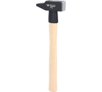 BRILLIANT TOOLS BT077025 Martillo de bola con mango de nogal americano, 250 g, forma francesa [Powered by KS TOOLS]