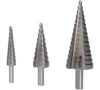BRILLIANT TOOLS BT101925 Juego de brocas escalonadas, 3 pzs, Ø 4 - 32 mm [Powered by KS TOOLS]