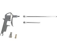 BRILLIANT TOOLS BT161103 Pistola de soplado de aire comprimido con 3 boquillas intercambiables [Powered by KS TOOLS]