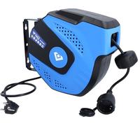 BRILLIANT TOOLS BT162000 Enrollacables automático, 15 + 1 m [Powered by KS TOOLS]