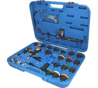 BRILLIANT TOOLS BT521150 Juego de diagnóstico de sistema de refrigeración Master, 28 pzs [Powered by KS TOOLS]