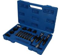 BRILLIANT TOOLS BT571020 Juego de puntas y llaves de vaso para alternadores, 18 pzs [Powered by KS TOOLS]