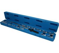 BRILLIANT TOOLS BT571060 Juego de llaves para correas trapezoidales y rodillos tensores, 15 pzs [Powered by KS TOOLS]