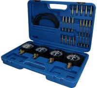BRILLIANT TOOLS BT581200 Aparato de prueba sincronizada de carburadores, Con 4 relojes sincronizados, 26 pzs [Powered by KS TOOLS]