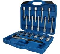 BRILLIANT TOOLS BT651250 Juego de herramientas para amortiguadores, 18 pzs [Powered by KS TOOLS]