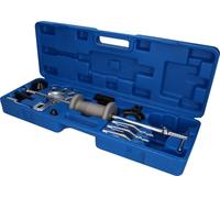 BRILLIANT TOOLS BT671300 Extractor de cubos de rueda con martillo deslizante, forjado, 14 pzs [Powered by KS TOOLS]