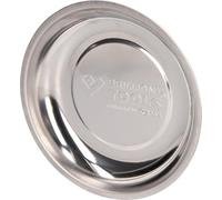 BRILLIANT TOOLS BT691160 Plato magnético de acero inoxidable, Ø 15 cm [Powered by KS TOOLS]