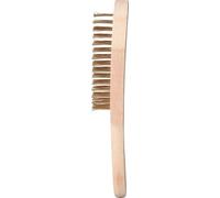 BRILLIANT TOOLS BT706009 Cepillo de mano de alambre de latón, 4 hileras, 290 mm [Powered by KS TOOLS]