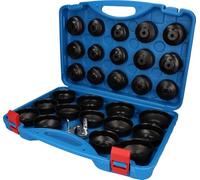 BRILLIANT TOOLS BT711050 Juego de llaves para filtros de aceite, 30 pzs [Powered by KS TOOLS]
