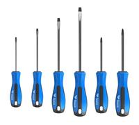 Juego de destornilladores, 6 pzs, planos, PH