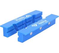 Brilliant Tools Schraubstock-Schonbacken mit Nuten, 2-tlg, Kunststoff BT156940