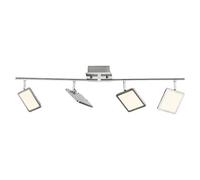 Brilliant Uranus LED Spot Tubo, 4 focos, orientables), 4 x 5 W LED empotrable fijo, 4 x 500 lúmenes, 3000 K blanco cálido, metal/plástico, hierro, 12 x 79.5 x 18 cm, g33832/13