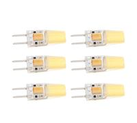 Brillo Ahorro de Energía de la Bombilla GY6.35 COB 500lm para la Lámpara de Techo 6pcs AC DC12V (luz blanca)