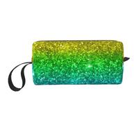 Brillo Arcoiris Multicolor, Bolsa de Maquillaje Bolsa de cosméticos Bolsa de artículos de tocador de Viaje portátil Bolsa de Maquillaje