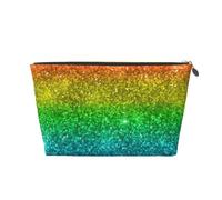 Brillo Arcoiris Multicolor, Bolsa de Maquillaje Bolsa de cosméticos Bolsa de artículos de tocador de Viaje portátil Bolsa de artículos de tocador