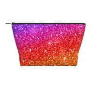 Brillo Colorido, Bolsa de artículos de tocador Bolsa de Maquillaje Bolsa de cosméticos Bolsa de artículos de tocador de Viaje portátil