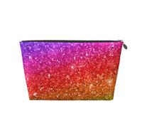 Brillo Colorido, Bolsa de artículos de tocador Bolsa de Maquillaje Bolsa de cosméticos Bolsa de artículos de tocador de Viaje portátil