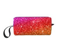 Brillo Colorido, Bolsa de Maquillaje Bolsa de cosméticos Bolsa de artículos de tocador de Viaje portátil Bolsa de Maquillaje