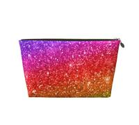 Brillo Colorido, Bolsa de Maquillaje Bolsa de cosméticos Bolsa de artículos de tocador de Viaje portátil Bolsa de artículos de tocador