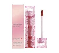 Brillo de labios, brillo hidratante, brillo natural con textura no pegajosa, rutina diaria con desgaste , artículo de bienestar de belleza, ayuda portátil para mujeres y chicas, de viaje