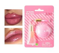Brillo de Labios con Llavero - Labial Impermeable con Llavero,Barra de Labios Líquida Ligera, Maquillaje de Alto Pigmento para Bodas y