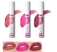 Brillo de labios de larga duración, juego de tintes labiales resistentes al agua y no pegajosos, tinte multiusos para labios y mejillas, aceite hidratante para labios, para labios suaves y naturalment