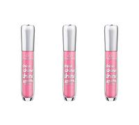Brillo de labios Essence Shine, brillo de labios, aspecto húmedo, nº 19 think rosa, brillante, vegano, sin aceite, sin alcohol, 3 unidades (3 x 5 ml)