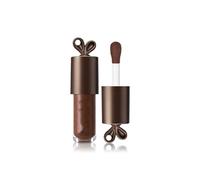 Brillo de labios marrón chocolate brillante. Opacidad ligera para uso diario u ocasiones especiales. Brillo de labios acolchado con acabado de espejo