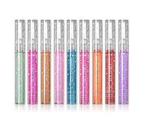 Brillo de Labios Pintalabios Permanente, MKNZOME 9 Piezas Lip Gloss Labiales Mate Larga Duracion Impermeable Regalo de Maquillaje para Mujer Niñas Cumpleaños Día de San Valentín Navidad