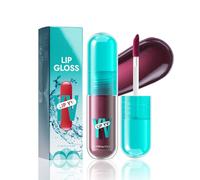 Brillo de labios tintado Mirrour - Lápiz labial líquido hidratante, bálsamo tintado, maquillaje brillante para mujeres