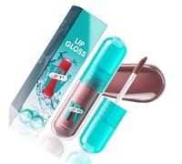 Brillo de labios tintado Mirrour - Lápiz labial líquido hidratante, bálsamo tintado, maquillaje brillante para mujeres