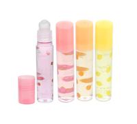 Brillo de Labios Transparente Fruta Hidratante para Niñas 4 Piezas | Lote de Cuatro, Textura Líquida, para Labios Agrietados, Cumpleaños y Navidad, Acabado Limpio y Estilo Aleatorio