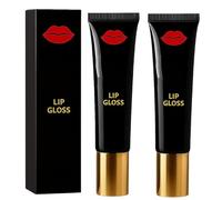 Brillo de labios, voluminizador de labios, suero potenciador de labios avanzado, aceite hidratante para labios, hidratante, no pegajoso, cuidado labial diario (2pcs)