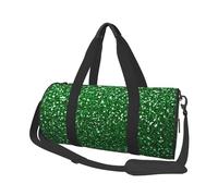 Brillo de Lentejuelas Verdes, Bolsa de Viaje de Gran Capacidad, Bolso Redondo, Bolsa de Viaje Deportiva, Bolsa de Mano, Bolsa de Fitness
