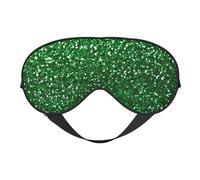 Brillo de lentejuelas verdes, Cubreojos completos Antifaz bloqueador de luz Antifaz para dormir Antifaz suave con los ojos vendados Noche