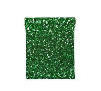 Brillo de Lentejuelas Verdes, Squeeze Top Wallet Bolsa de Almacenamiento para Mujer Monedero pequeño Bolsa de Cambio