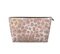 Brillo de Tigre de Oro Rosa, Bolsa de artículos de tocador Bolsa de Maquillaje Bolsa de cosméticos Bolsa de artículos de tocador de Viaje portátil