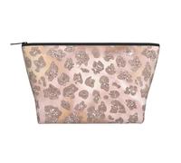 Brillo de Tigre de Oro Rosa, Bolsa de artículos de tocador Bolsa de Maquillaje Bolsa de cosméticos Bolsa de artículos de tocador de Viaje portátil