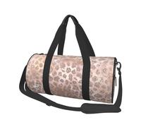 Brillo de Tigre de Oro Rosa, Bolsa de Viaje de Gran Capacidad, Bolso Redondo, Bolsa de Viaje Deportiva, Bolsa de Mano, Bolsa de Fitness