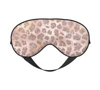 Brillo de tigre de oro rosa, Cubreojos completos Antifaz bloqueador de luz Antifaz para dormir Antifaz suave con los ojos vendados Noche