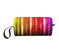 Brillo del Arco Iris, Bolsa de Maquillaje Bolsa de cosméticos Bolsa de artículos de tocador de Viaje portátil Bolsa de Maquillaje
