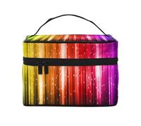 Brillo del Arco Iris, Bolsa de Maquillaje Bolsa de cosméticos Bolsa de artículos de tocador de Viaje portátil Estuche para lápices Bolsa de artículos de tocador