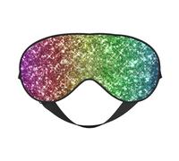 Brillo del arco iris, Cubreojos completos Antifaz bloqueador de luz Antifaz para dormir Antifaz suave con los ojos vendados Noche
