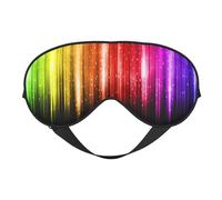 Brillo del arco iris, Cubreojos completos Antifaz bloqueador de luz Antifaz para dormir Antifaz suave con los ojos vendados Noche