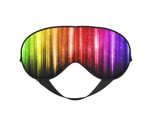 Brillo del arco iris, Cubreojos completos Antifaz bloqueador de luz Antifaz para dormir Antifaz suave con los ojos vendados Noche
