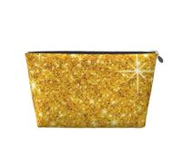 Brillo Dorado, Bolsa de artículos de tocador Bolsa de Maquillaje Bolsa de cosméticos Bolsa de artículos de tocador de Viaje portátil