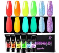 Brillo en el esmalte de uñas de gel oscuro | Lámpara UV Girls Extensión de la uña Gel luminoso Top, suministros de manicura de textura, brillo en el esmalte de uñas oscuro para viajar