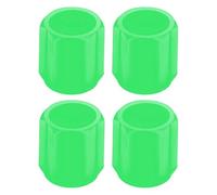 Brillo En Las Tapas De La Válvula De Neumáticos Oscuros - Tapón De Neumático Nocturno, Sello De Válvula LED | Conjunto De Tapa Fluorescente De 4 Piezas, Cubierta De Aire De Vástago Brillante Para Bici