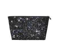 Brillo Galaxy Impreso No Brillo Real, Bolsa de artículos de tocador Bolsa de Maquillaje Bolsa de cosméticos Bolsa de artículos de tocador de Viaje portátil