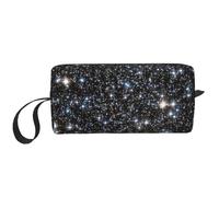 Brillo Galaxy Impreso No Brillo Real, Bolsa de Maquillaje Bolsa de cosméticos Bolsa de artículos de tocador de Viaje portátil Bolsa de Maquillaje